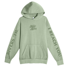 Load image into Gallery viewer, Green Rivers &amp; Roads Hooded Sweatshirt