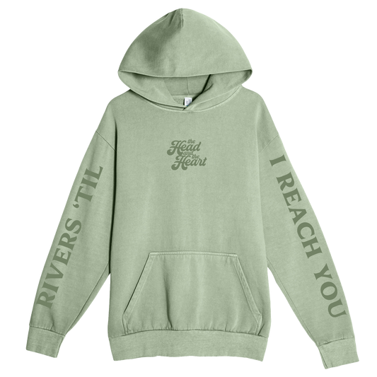 Green Rivers & Roads Hooded Sweatshirt