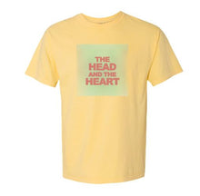 Load image into Gallery viewer, The Head And The Heart yellow logo t-shirt