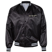 Load image into Gallery viewer, Black Satin Jacket - Signs of Light Era